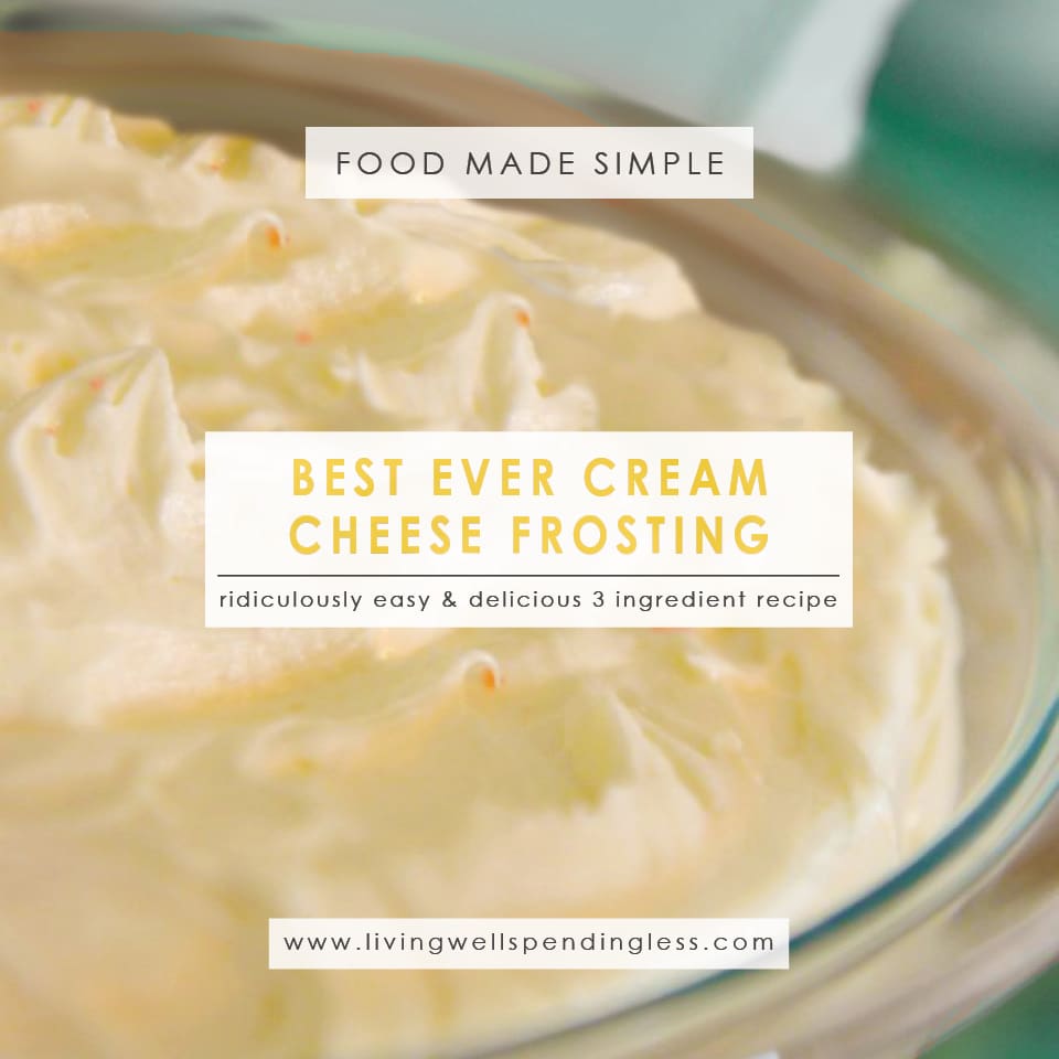cream cheese frosting recipe