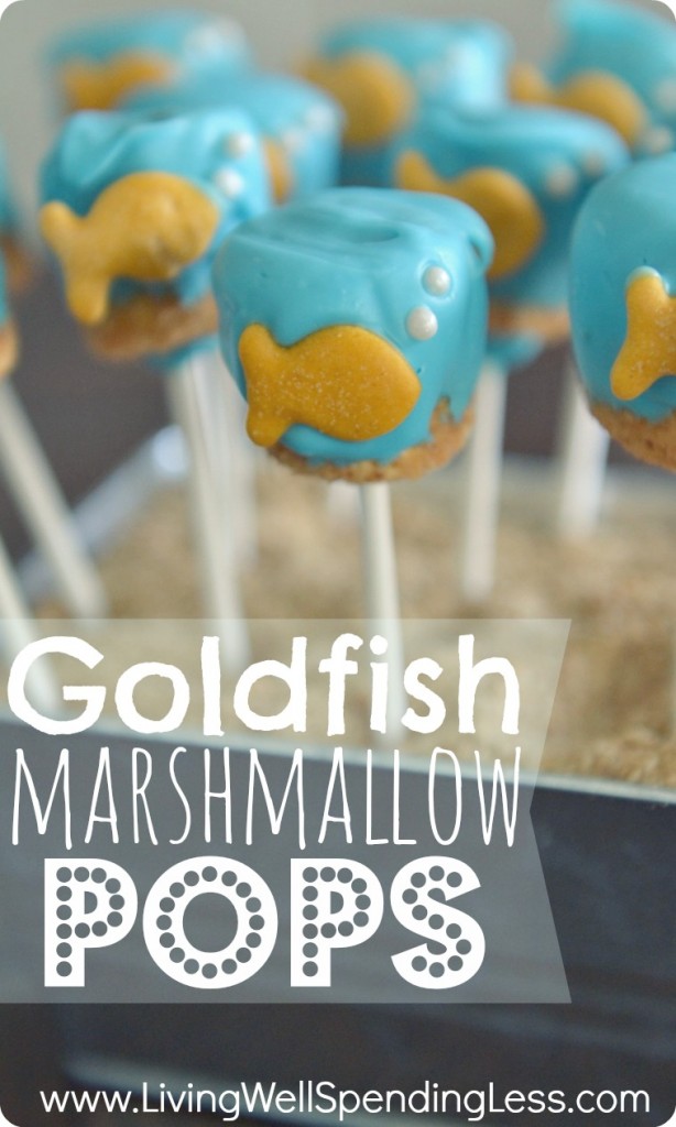 DIY Goldfish Marshmallow Pops | Recipe | Marshmallow Pops | Decorating Marshmallows