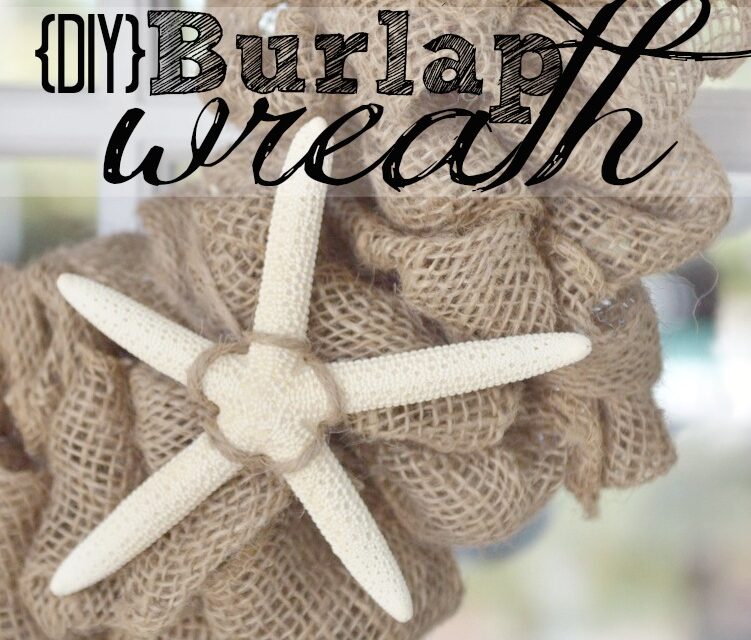 DIY Burlap Wreath