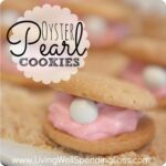 Oyster Pearl Cookies | Ariel's Oyster Pearl Cookies | Oyster Cookie Recipe | mermaid themed | mermaid party | mermaid themed food | Party food | How To Make Oyster Cookies | oyster shaped cookies | cookie recipe