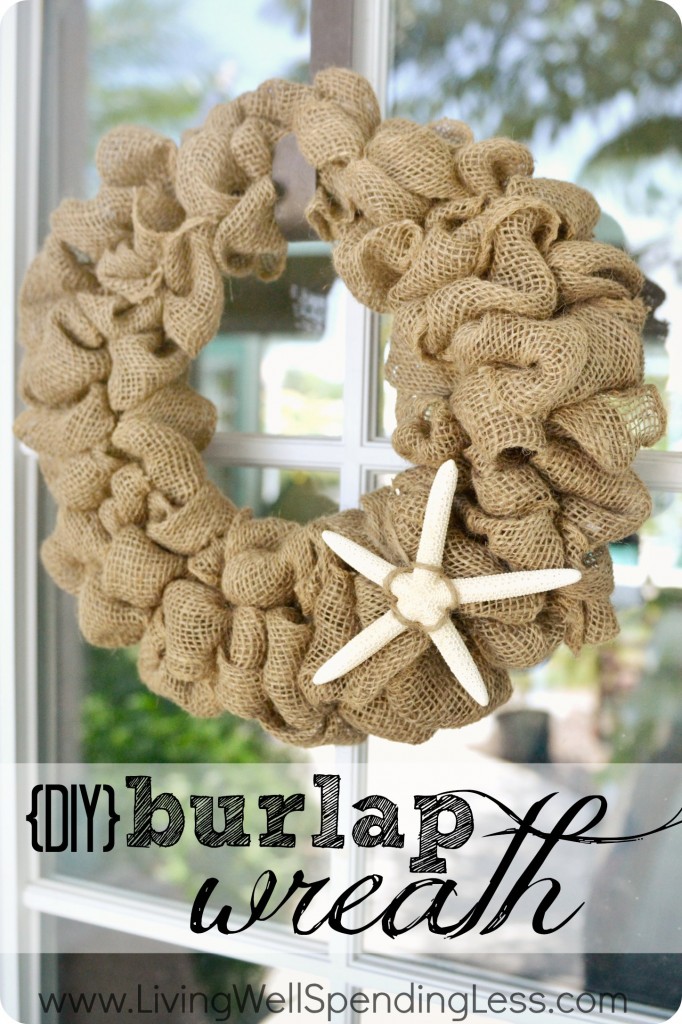 DIY Burlap Wreath | How to Make a Burlap Wreath | DIY Holiday Decors | DIY Holiday | Burlap Wreath Tutorial