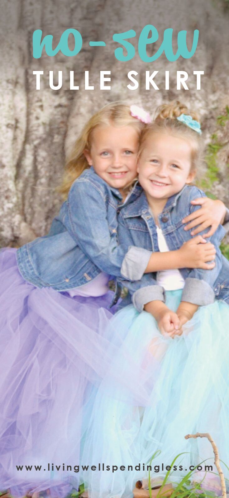 Super Full No-Sew Tulle Skirt. Awesome tutorial for making a darling ultra-full tulle skirt without a sewing machine. So easy to make and perfect for dress-up or a fun photo shoot!
No Sew Full Tulle Skirt | DIY Full Tulle Skirt | Full Skirt | Handmade Gifts | Kid Friendly Crafts | DIY Skirt | DIY Tutu | Handmade Tulle Skirt | Easy Tulle Skirt
