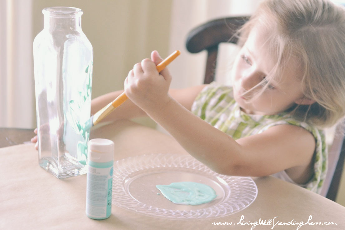 Beautiful DIY Beach Glass Bottles Living Well Spending Less®