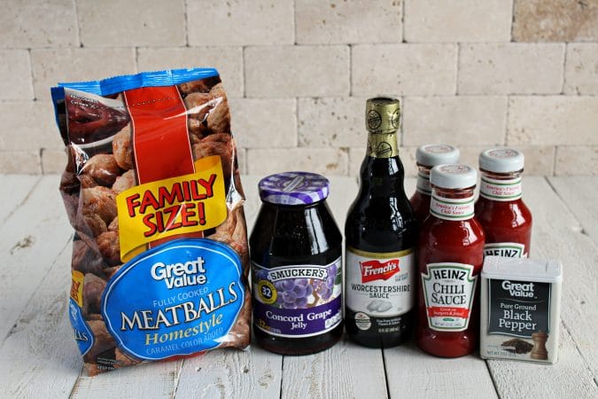 ingredients for sweet and sour crockpot meatballs