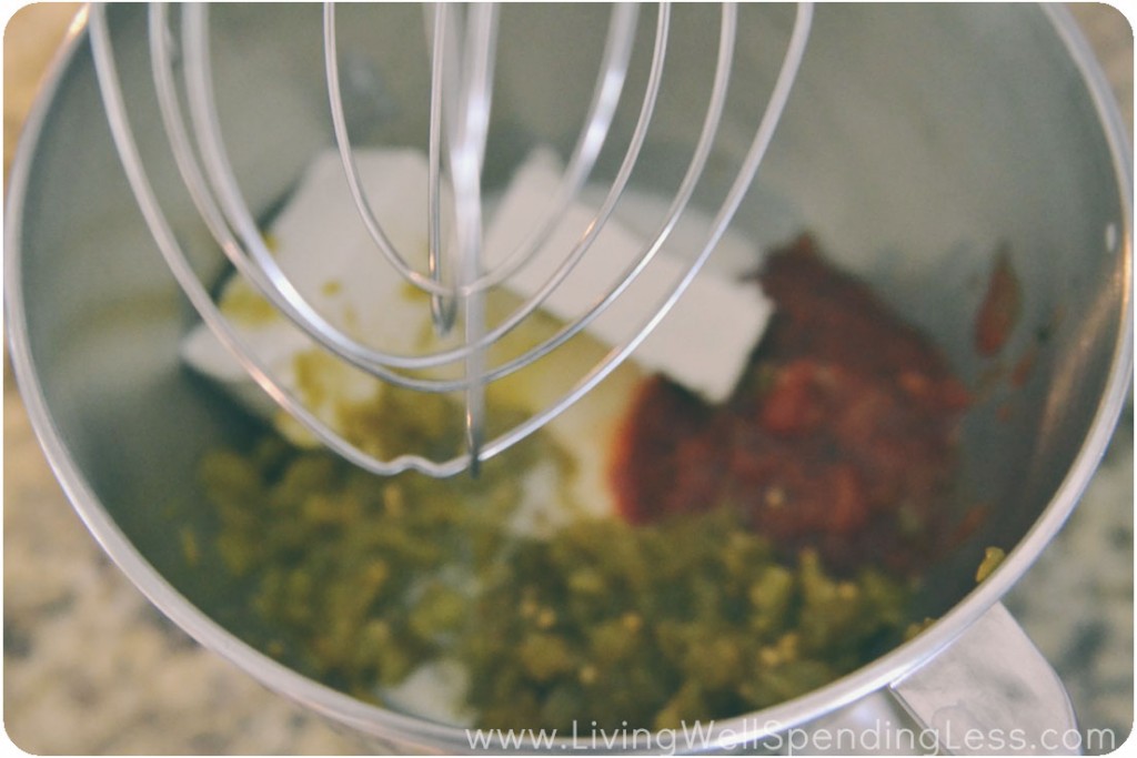 Add ingredients into a mixing bowl