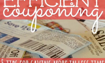 Efficient Couponing: How to Save More in Less Time