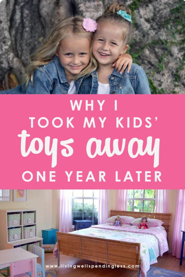 A fed up mom set limits and cleaned out her kids room. One year later, the girls have seen some major changes. A must read to find out what happened!