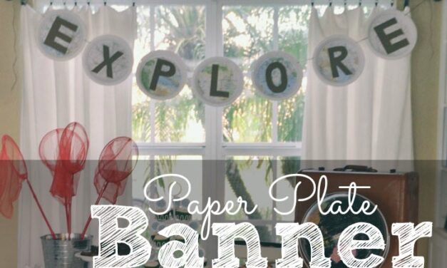 How to Make a Paper Plate Banner