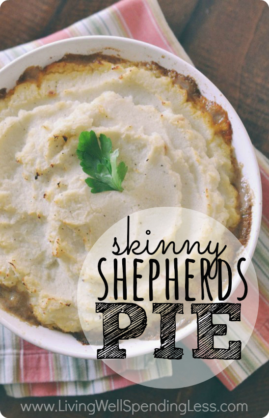 Skinny Shepherds Pie | Healthy Shepherds Pie | Easy Shepherds Pie Recipe | Vegetarian Shepherds Pie