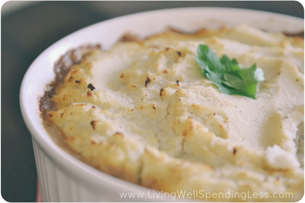 Skinny Shepherds Pie | Healthy Shepherds Pie | Easy Shepherds Pie Recipe | Vegetarian Shepherds Pie