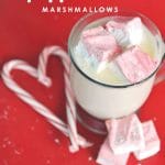 These homemade peppermint marshmallows are a fun twist on the ordinary marshmallow. The perfect addition to a cup of hot chocolate.