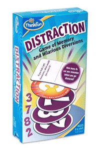 Problem solvers will enjoy this Distraction card game as a gift. 