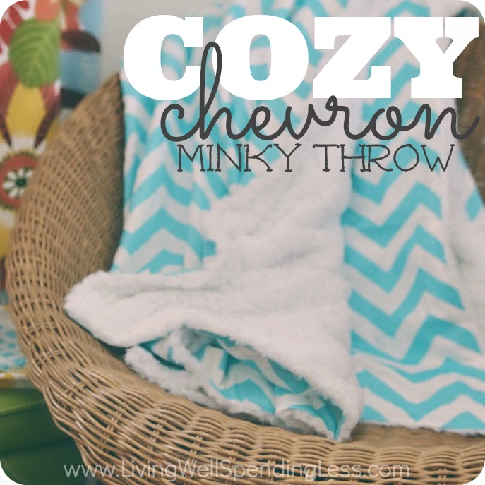 DIY Cozy Chevron Minky Throw | DIY Warm Winter Blankets To Keep Away The Winter Chill DIY Cozy Chevron Minky Throw | DIY Warm Winter Blankets To Keep Away The Winter Chill