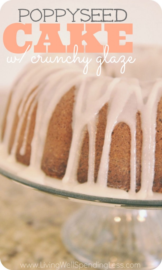 Try this amazing Poppyseed Cake with Crunchy Glaze recipe. You won't be disappointed! 