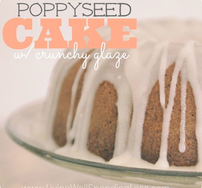 Poppyseed Cake with Crunchy Glaze