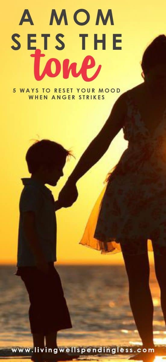 Do you ever get so fed up with your husband or kids that you feel like you might explode? While sometimes it is hard to admit, a mom really does set the tone for her family. Don't miss these 5 practical tips for resetting your mood when anger strikes!
A Mom Sets the Tone | Parenting | Motherhood | Reset Your Mood | Avoid Burnout | The Better Mom | Mood Swings | Home Vibe | Resetting Your Anger | Anger Management