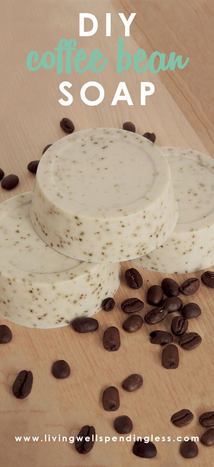 DIY Coffee Bean Soap | Homemade Soap | Organic Soap Recipe | How To Make Your Own Soap | Coffee Bean | Beauty Essentials | DIY Gift Ideas