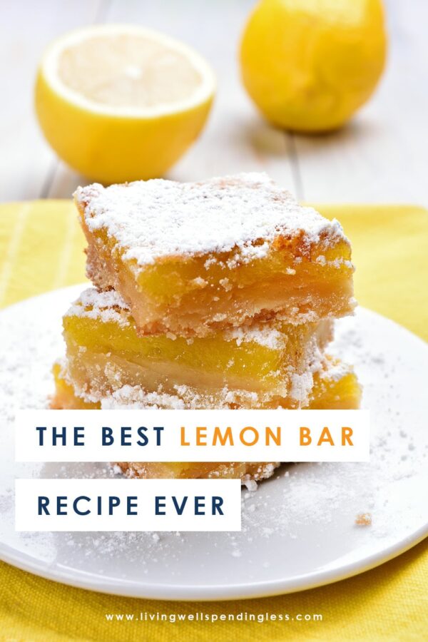 The Best Lemon Bar Recipe Ever | Simple Fresh Lemon Bars