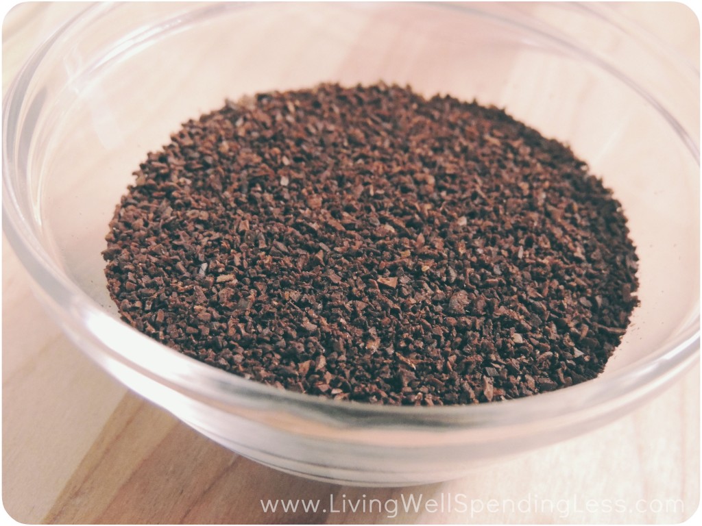 Use ground coffee beans for your soap--they smell wonderful and are great for exfoliating.