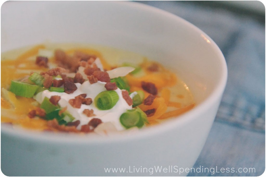 This Loaded Potato Soup makes the perfect comfort food meal on a cold day. 