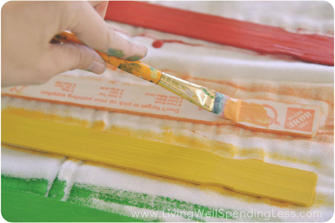 Diy Rainbow Garden Markers Living Well Spending Less Diy Garden Markers