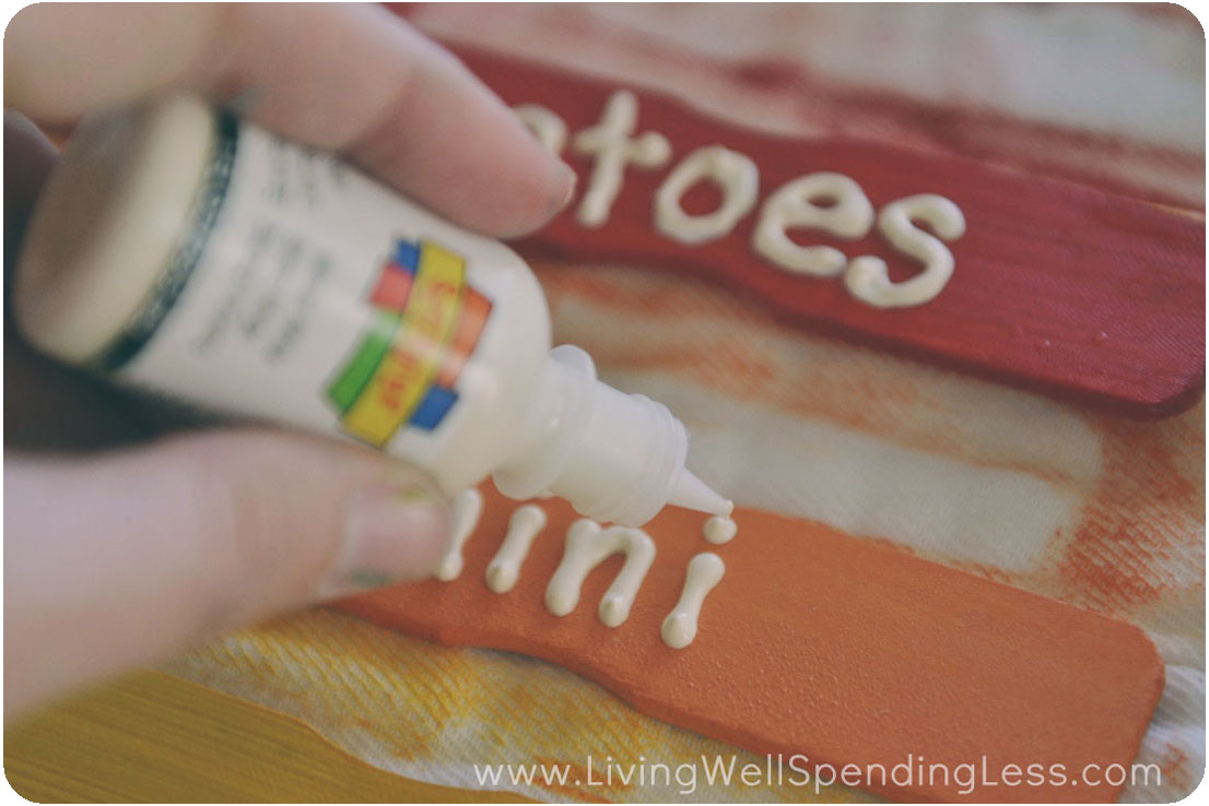 Diy Rainbow Garden Markers Plant Labels Diy Rainbow Garden Markers Ideas