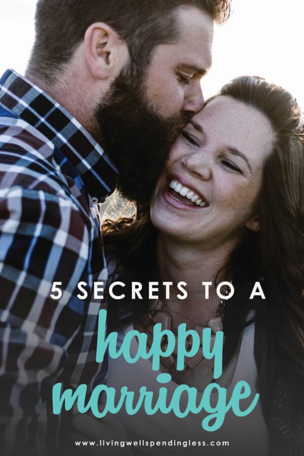 Fact: Real marriage can be hard. And if you've ever questioned whether all the messiness is worth it, you will not want to miss these 5 secrets of a happy marriage. It's a heartwarming must-read whether you've been married for 15 minutes or 15 years! #marriageadvice #marriage #relationships #marriagetips #relationshipadvice #relationshiptips #relationshiphelp #relationship #keepingamarriagealive #healthyhappymarriage