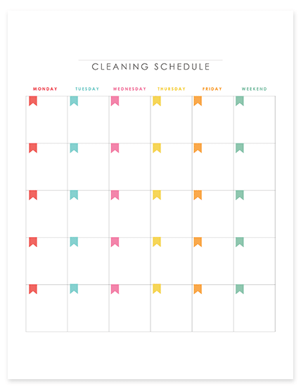 Want a clean house but have no idea where to begin? Here's a personalized cleaning plan that will work for your home plus some free printables!