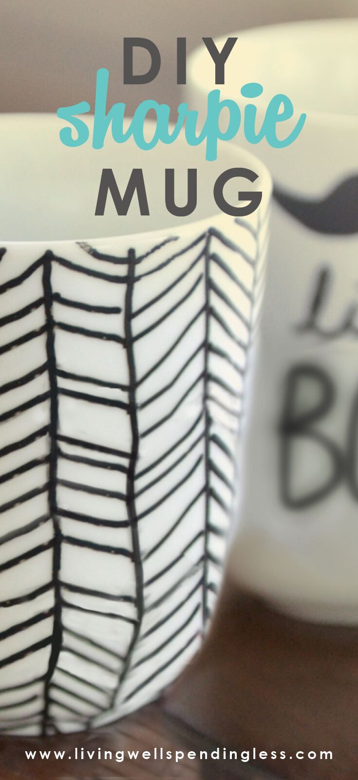 DIY Sharpie Mugs | Sharpie Mug Project | Sharpie Marker Mugs | DIY Painted Mugs