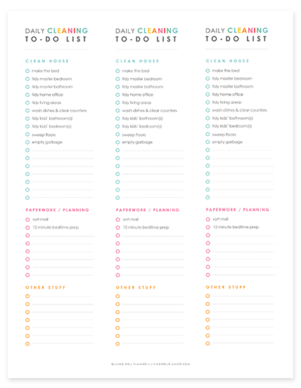 Want a clean house but have no idea where to begin? Here's a personalized cleaning plan that will work for your home plus some free printables!
