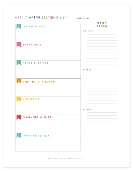 Want a clean house but have no idea where to begin? Here's a personalized cleaning plan that will work for your home plus some free printables!