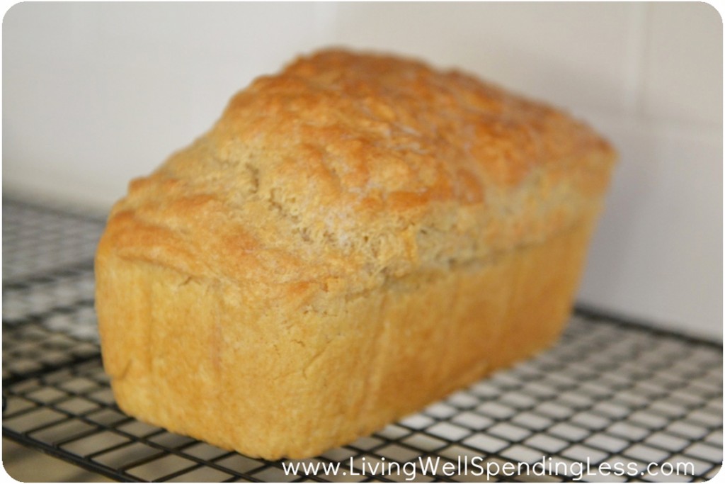 Cool your bread on a wire rack when it's finished baking. 