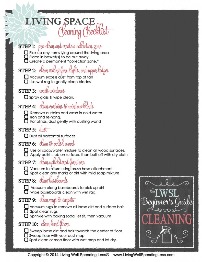 Beginner's Guide to Cleaning Part 3 | Living Well Spending Less®
