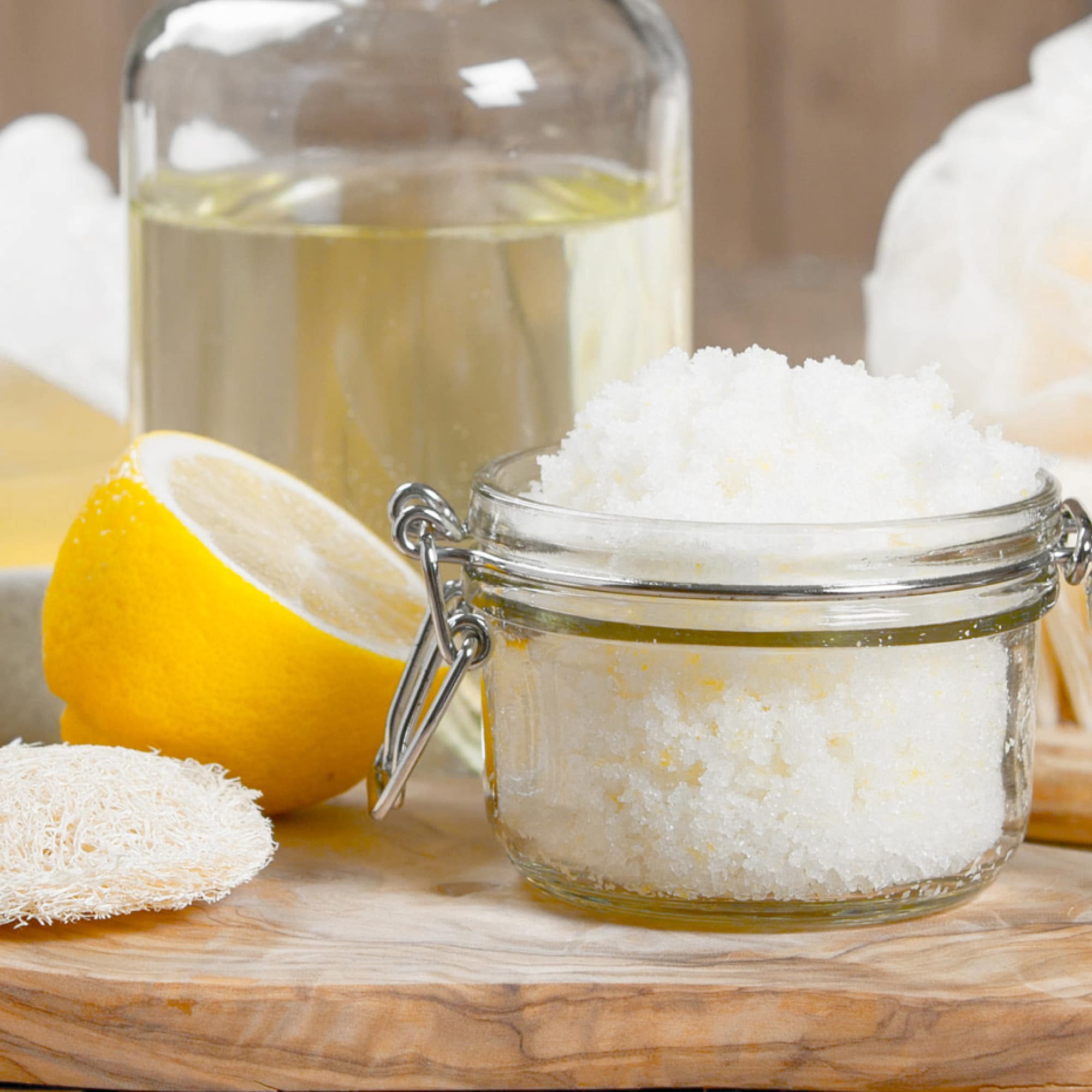 Easy DIY Lemon Sugar Scrub Homemade Sugar Scrub Recipe