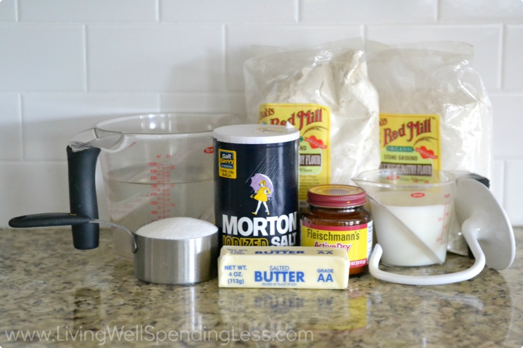 Basic Freezer Bread Ingredients