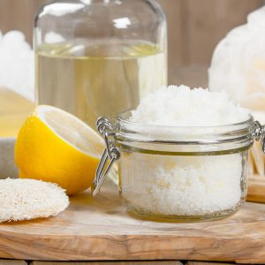 DIY Lemon Sugar Scrub | Lemon Scrub | Sugar Scrub Recipe | Homemade Lemon Sugar Scrub