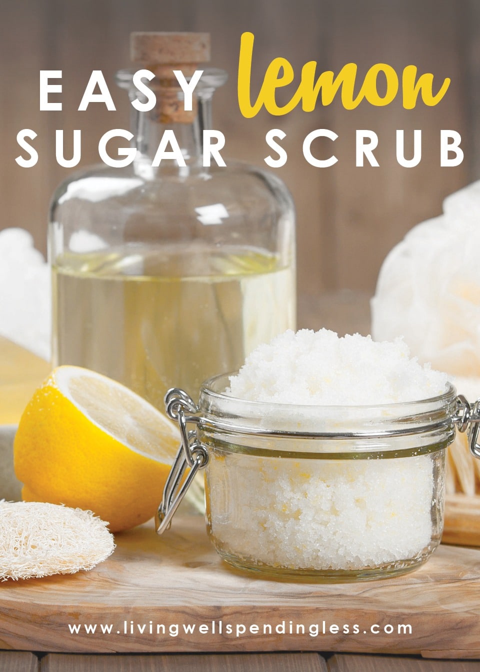 Homemade Sugar Scrub (2-Ingredients!)