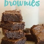 Craving chocolate? These amazing brownies whip up super fast in just one bowl, and you can even make them out of leftover candy instead of chocolate chips! I seriously didn't believe homemade brownies could beat the box version, but this recipe proved me wrong!