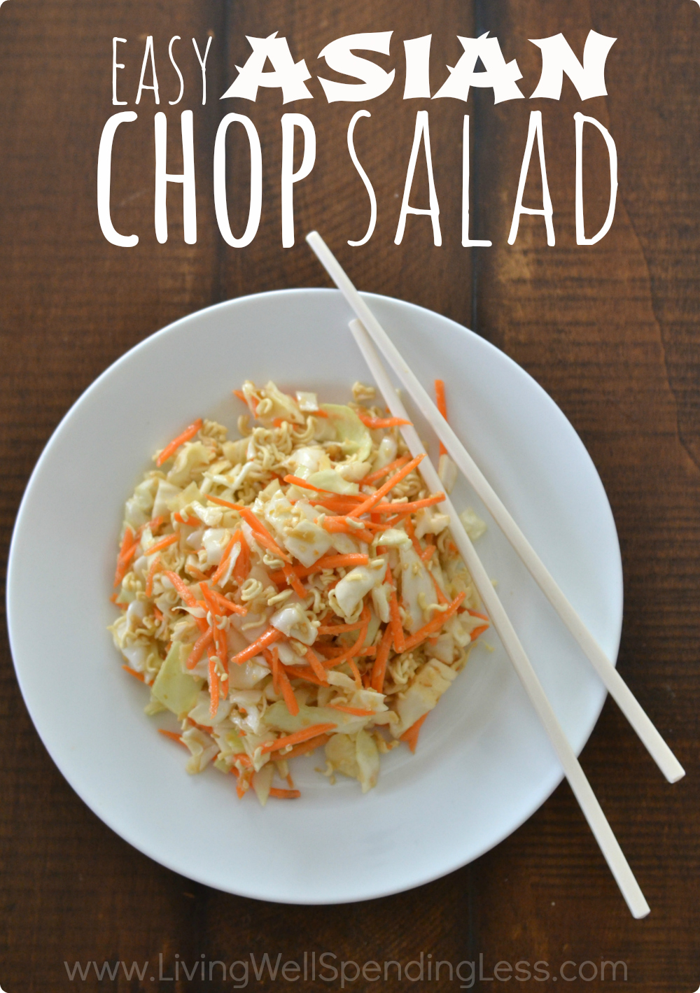 Easy Asian Chop Salad Living Well Spending Less®