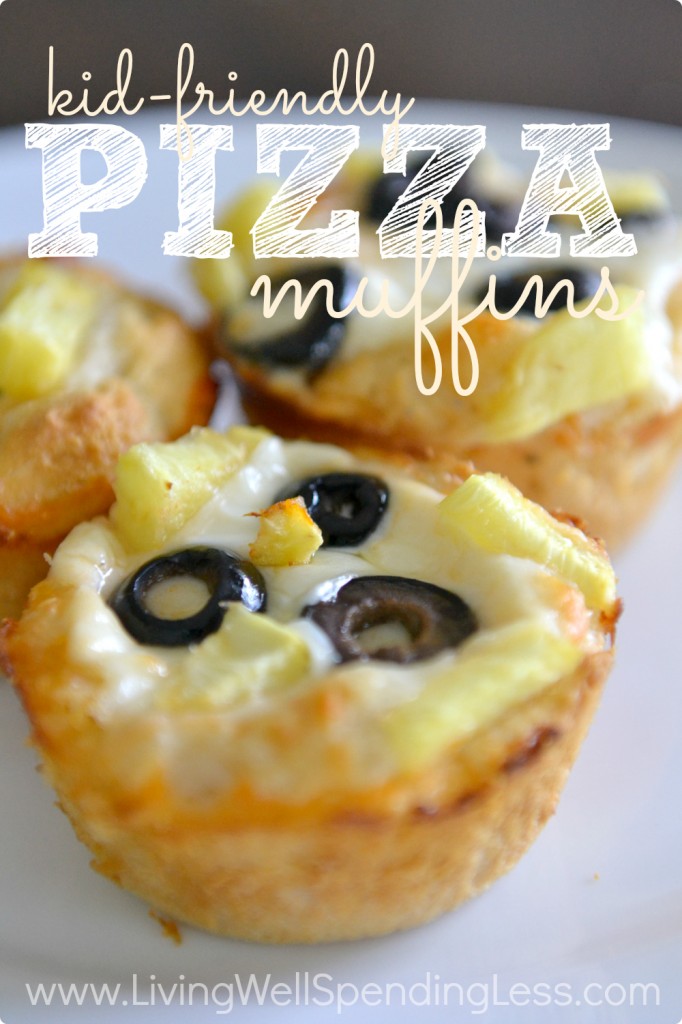 Kid Friendly Pizza Muffins | Muffin Tin Recipes | Kids Dinner Ideas | Pizza Biscuits | Easy Stuffed Pizza Muffins | Easy Pepperoni Pizza Muffins