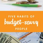 Have you ever wondered why some people are always broke while others seem to thrive, even on the exact same income? It's most likely because the ones who are thriving have developed these 5 good habits when it comes to money. If you are struggling to make ends meet, these might just be 5 habits you need to work on!