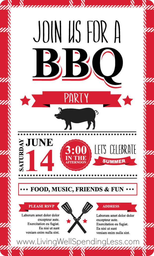 bbq invite