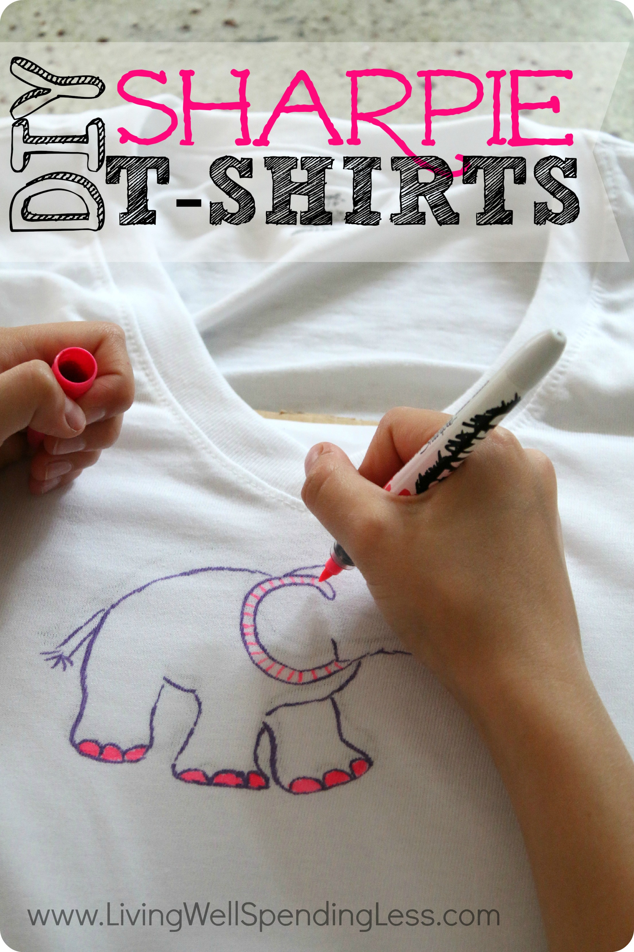 Easy and Fun DIY Sharpie TShirts Simple Sharpie Crafts for Kids