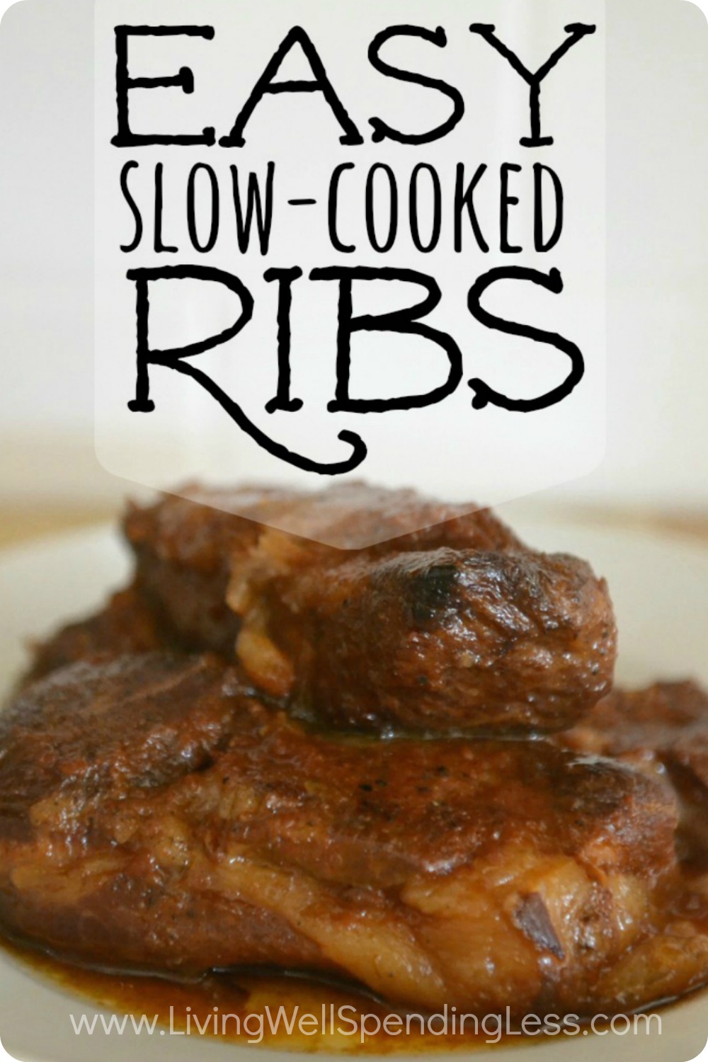 Easy Slow-Cooked Ribs | Slow Cooker Back Ribs Recipe | Slow cooker ribs | Crockpot Ribs | Simple Slow Cooker Ribs | Easy Freezer Meals | Meal Planning | Easy Freezer Slow-Cooked Ribs