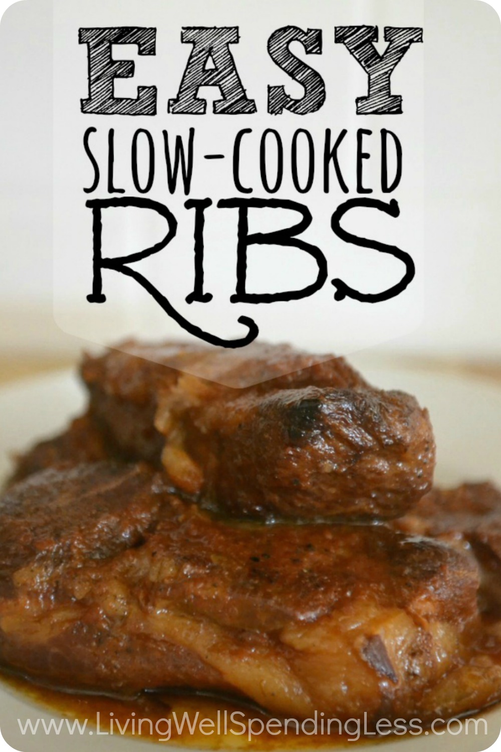 Easy slow cooked ribs vertical 1 1000x1500 Living Well Spending Less®