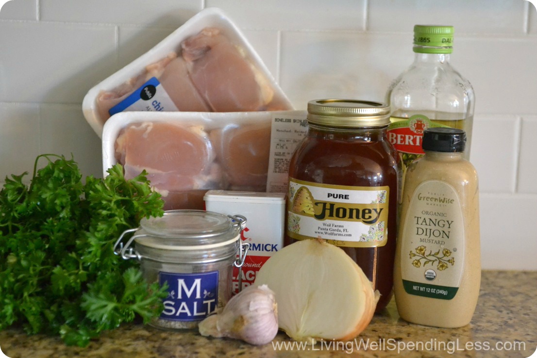 A few simple ingredients are all you need to prepare Easy Honey Dijon Chicken for a quick meal.