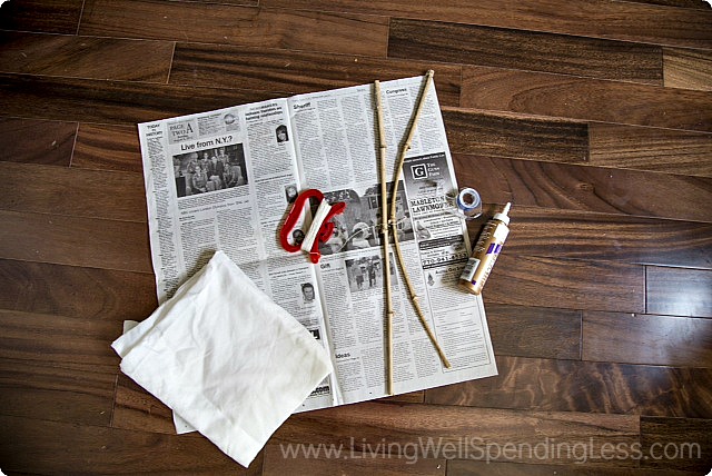 DIY Newspaper Kite