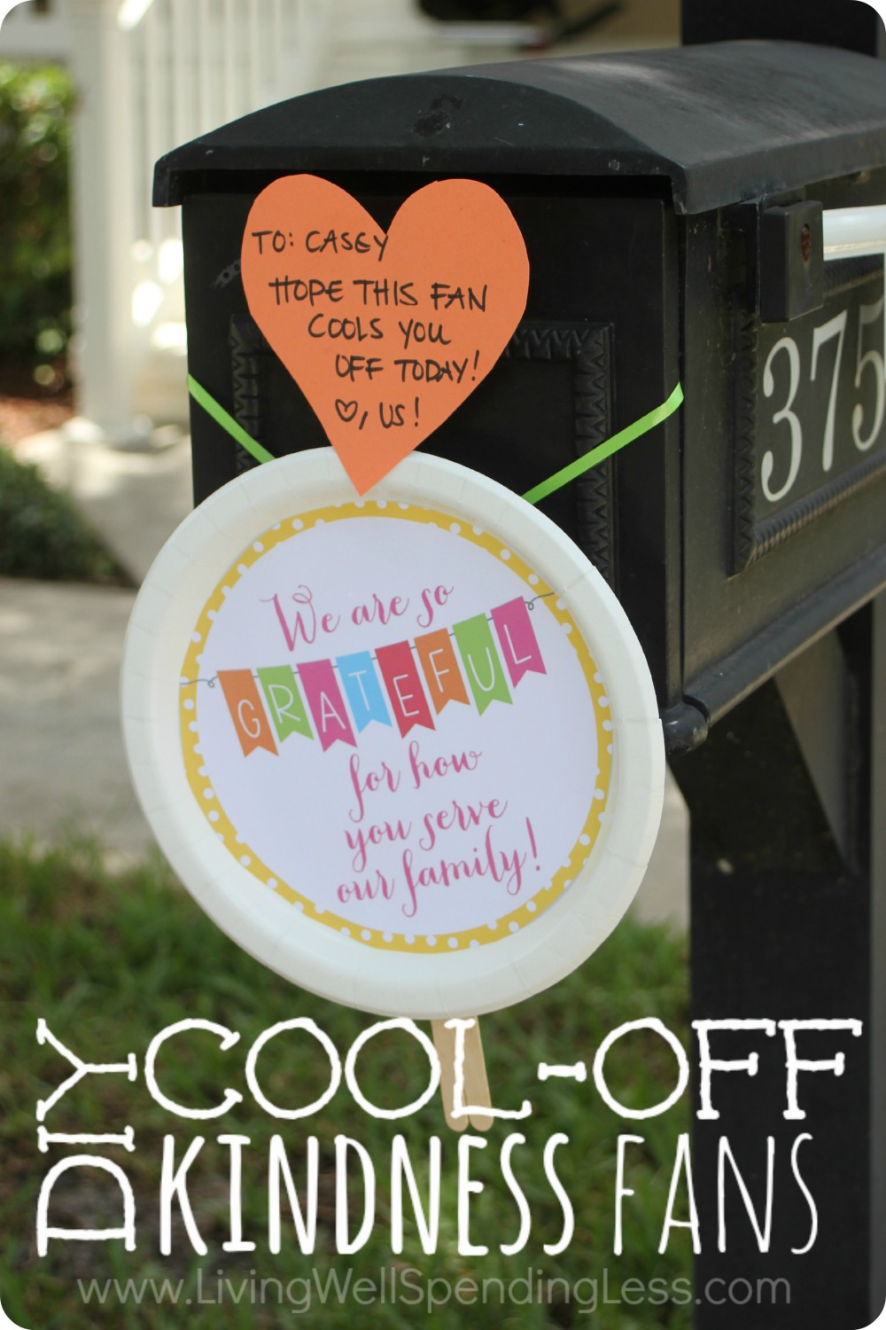 DIY Cool Off Kindness Fans