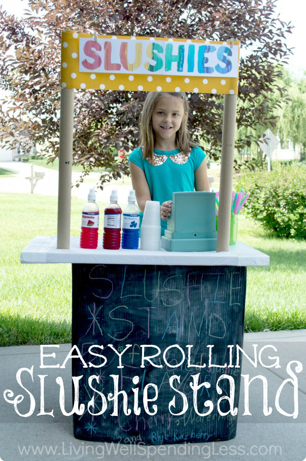 Summer fun just got a whole lot better with this diy slushie stand