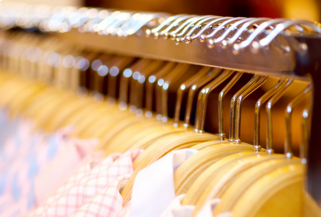 Using proper hangers for clothes will help keep them in shape longer.